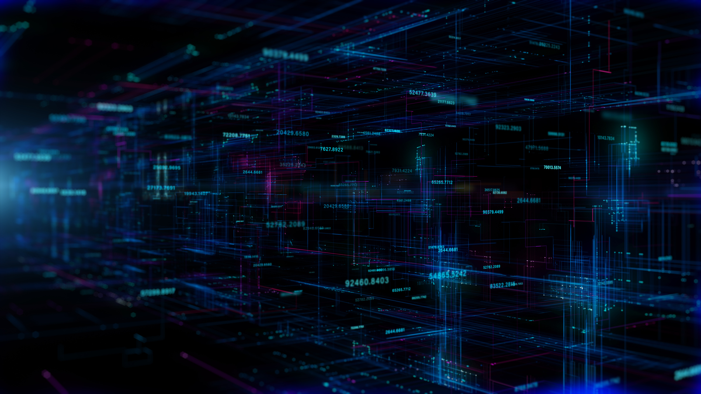 Digital cyberspace and digital data network connections